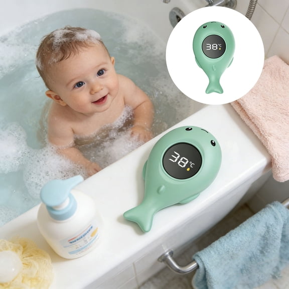 Baby Bath Digital Water with LED Screen 0 90°C Temp Cute Bath