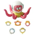 Baby Bath Float With 5 Rings Aquatic Playset For Encourages Hand Eye