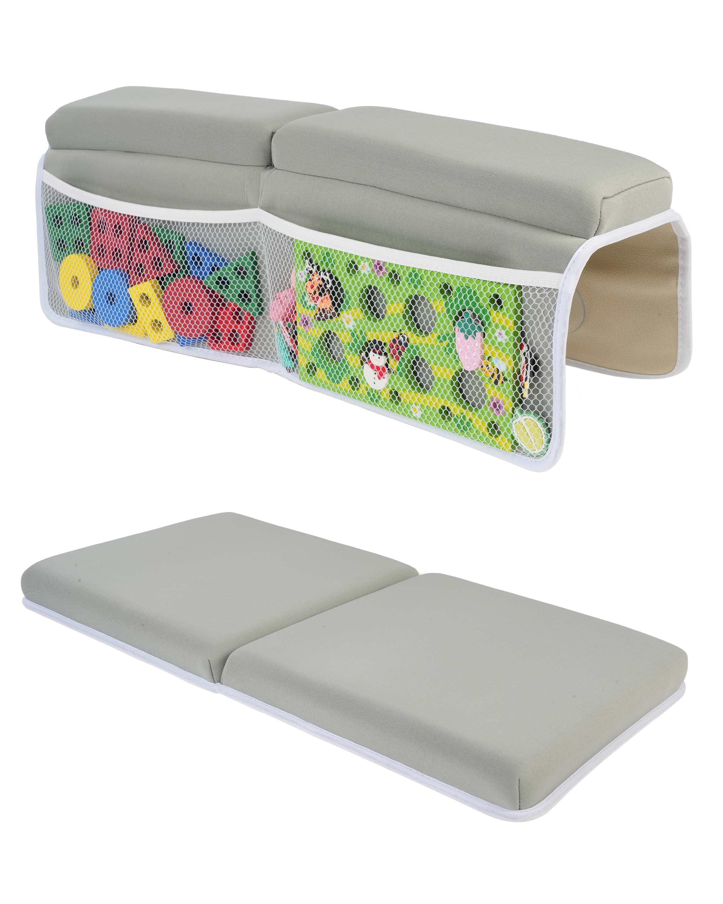 Baby Bath Kneeler Elbow Rest Pad Comfortable Baby Bath Cushion Toy