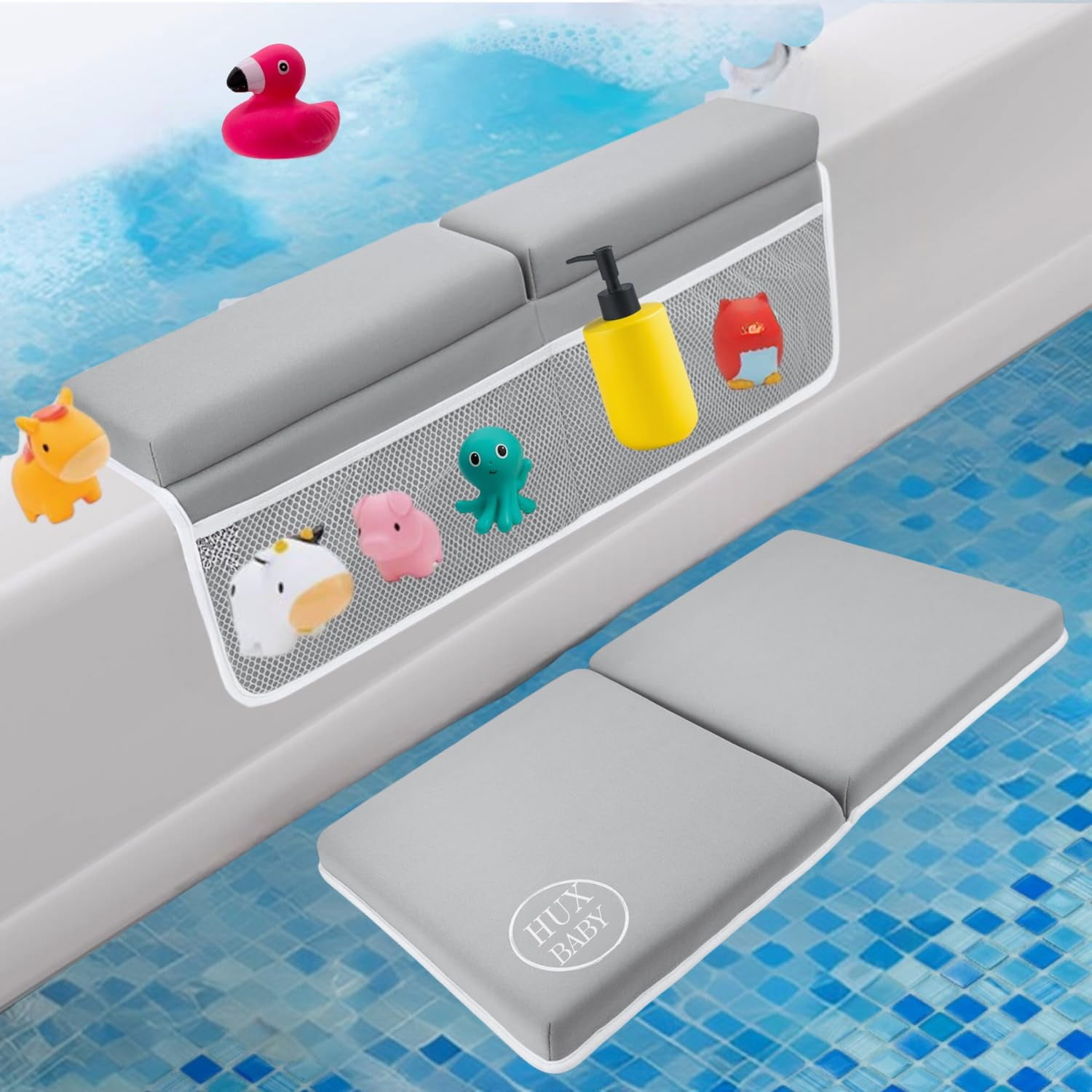 Baby Bath Kneeler, Baby Bath Kneeler and Elbow Pad Set, Bath Kneeling