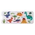 thumbnail image 1 of Baby Bath Mat for Tub for Kids, 40in x 16in Non Slip Cartoon Bath Tub Shower Mat Anti Slip with Drain Holes and Suction Cups Machine Washable, Turtle, 1 of 5
