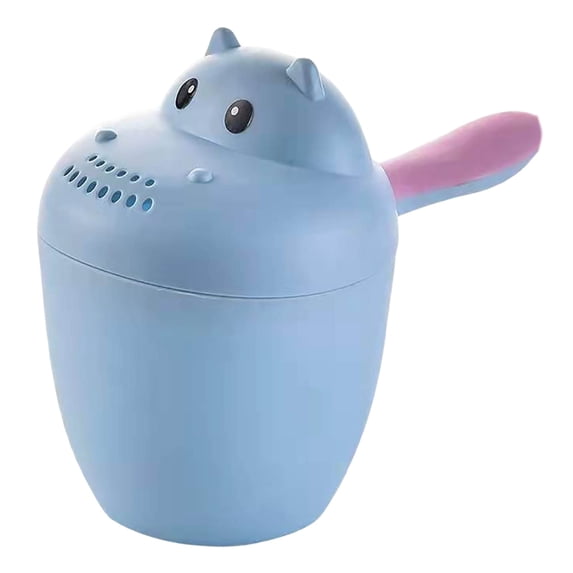 Baby Bath Rinse Cup Shampoo Wash Hair Water Container Soft PP Material Bathing for Toddlers