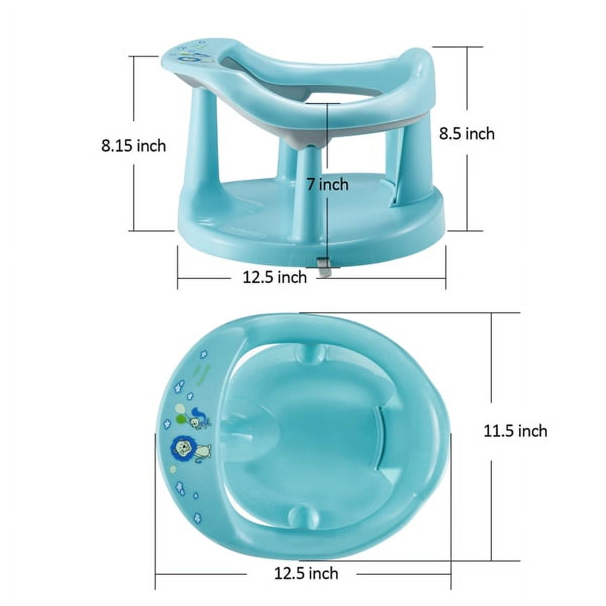 Baby Bath Seat,Baby Bath Chair, Newborn Shower Seat Bathtub Seat Cushion Children's Wrap-Around ...