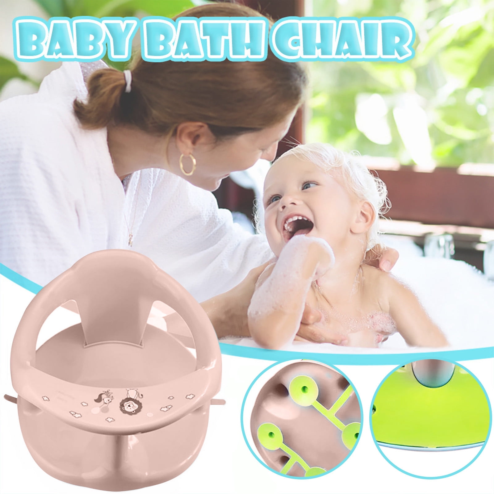 Baby Bath Seat, Baby Shower Chair for Baby 618 Months ,Infant Bath