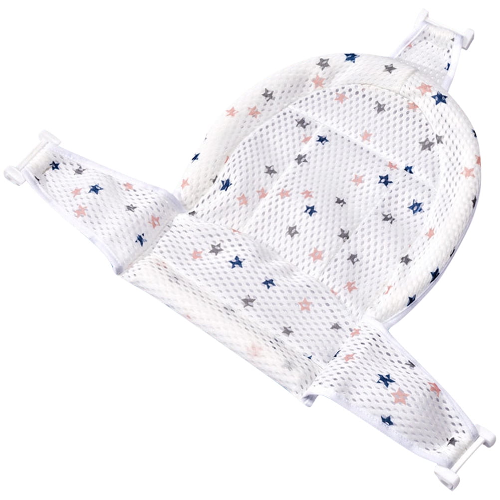 Baby Bath Seat Support Net Infant Bathtub Sling Shower Mesh Baby