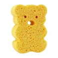 thumbnail image 1 of Baby Bath Sponge - Orange Teddy Bear Design, Soft & Absorbent For Gentle Cleansing - Infants, Toddlers, Kids, Bath Time, Shower Routine, 1 of 2