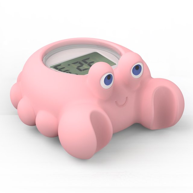 Baby Bath Thermometer/Crab Shaped Baby Shower Water Thermometer Silent