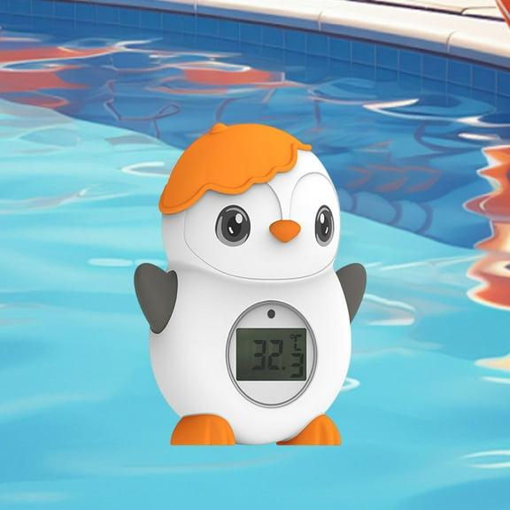 Baby Bath Thermometer for Infants,Baby Water Thermometer with LED Display and Temperature Warning, Floating Bathing Tub Toy Gift for Newborn Toddlers Girls Boys Kids Mother