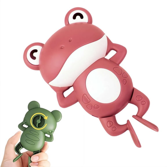 Baby Bath Thermometers, Cute Cartoon Frog Bath Thermometer, ABS Waterproof Type-C Shower Thermograph, Tub Thermometers for Family Friends Home Daily Use