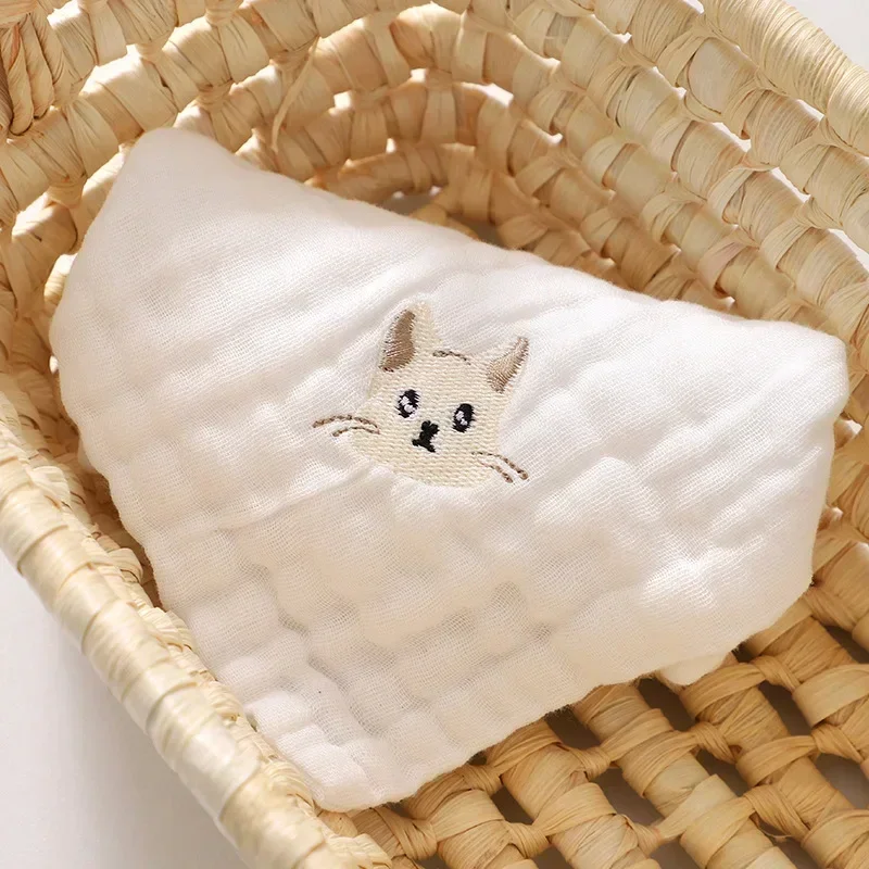 Six-Layers Baby Face Wash Towel Bubble Square Towel Bib Towel