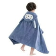 thumbnail image 1 of Baby Bath Towel Ultra Soft Hooded Towel Highly Absorbent Bathrobe Blanket Toddlers Shower Gifts for Boys Girls 27.5" x 55", 1 of 3