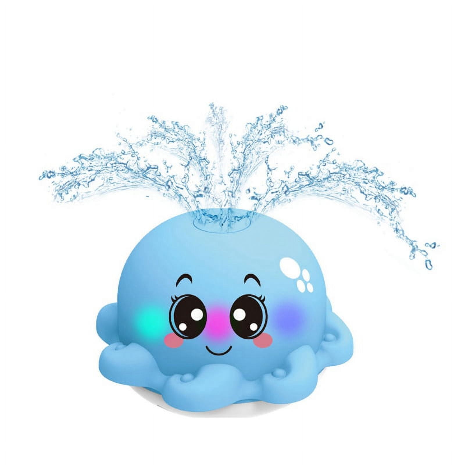 Baby Bath Toy,Light Up Octopus Tub Toys for Toddler Kids,AutoRotating