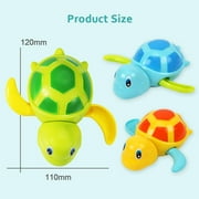 FORZERO Baby Bath Toys 3packs,Baby Bathtub Wind Up Turtle Toys, Cute Fun Multi Colors Floating Bath Animal Toys for Kids Toddlers, Child Pool, Swimming Clockwork Water Toys for Boys and Girls