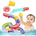 thumbnail image 1 of Baby Bath Toys,Bath Toys for Kids Ages 1-3,Mold Free Bathtub Toys DIY Slippery Slide Track Fun Baby Shower Toyswith Suction Cups for Boys Girls Bath Time,Best Bath Gift for 1 2 3 years old Baby toys, 1 of 8
