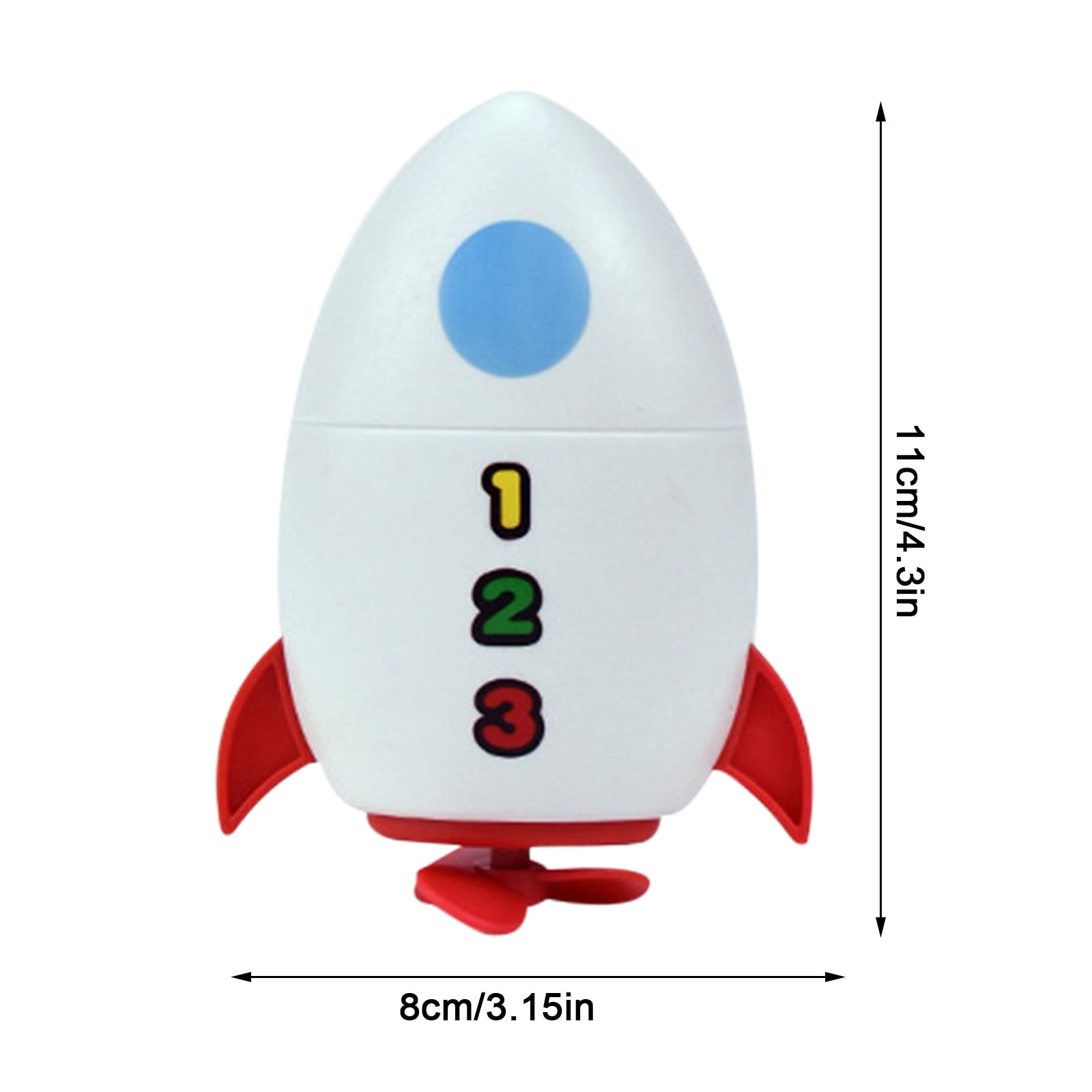 Baby Bath Toys, Space Rocket Shape Bathtub Toys for Toddlers, Spray ...