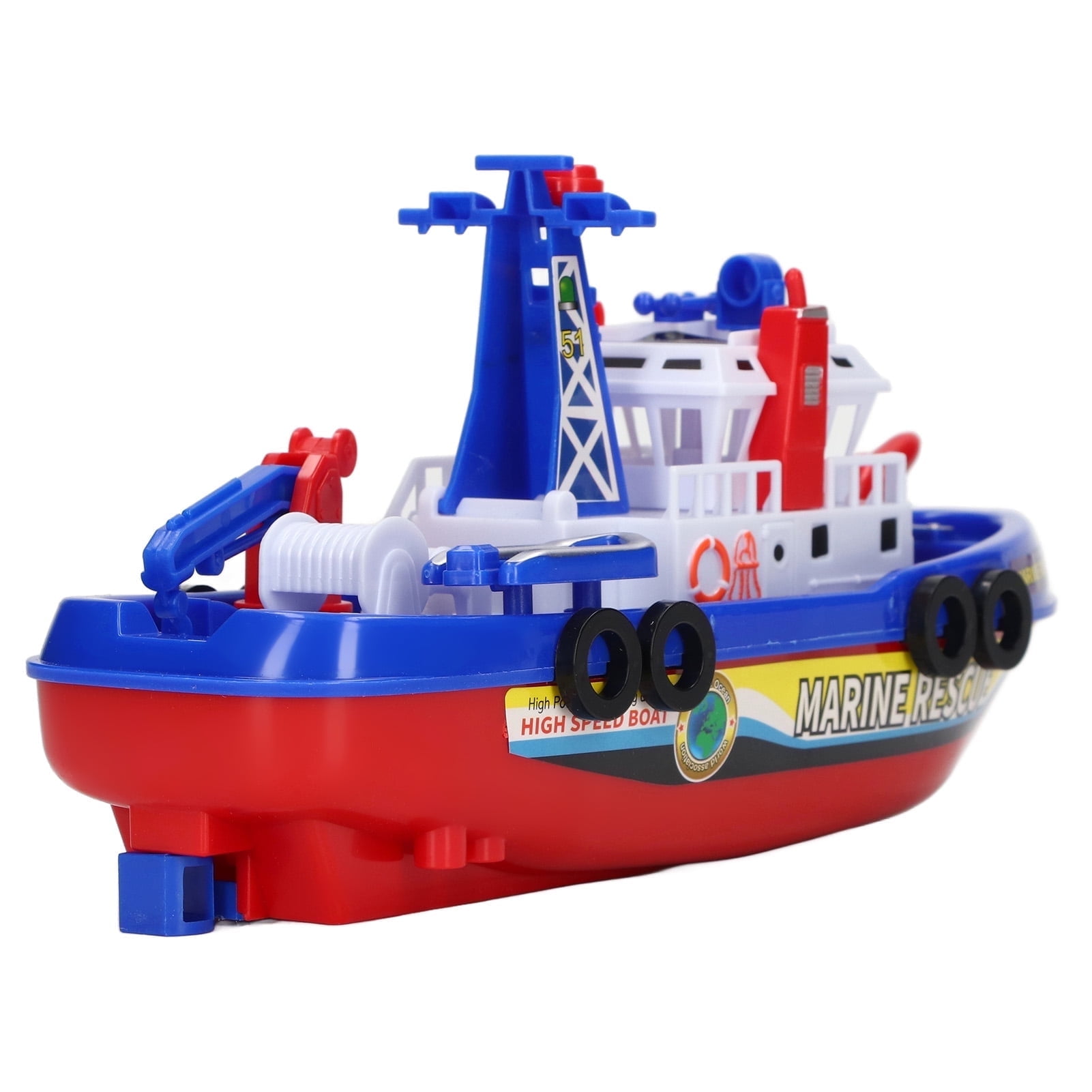 Baby Bath Toys in tub, Light Up Pool Toy Float Bathtub Toy Boat with ...