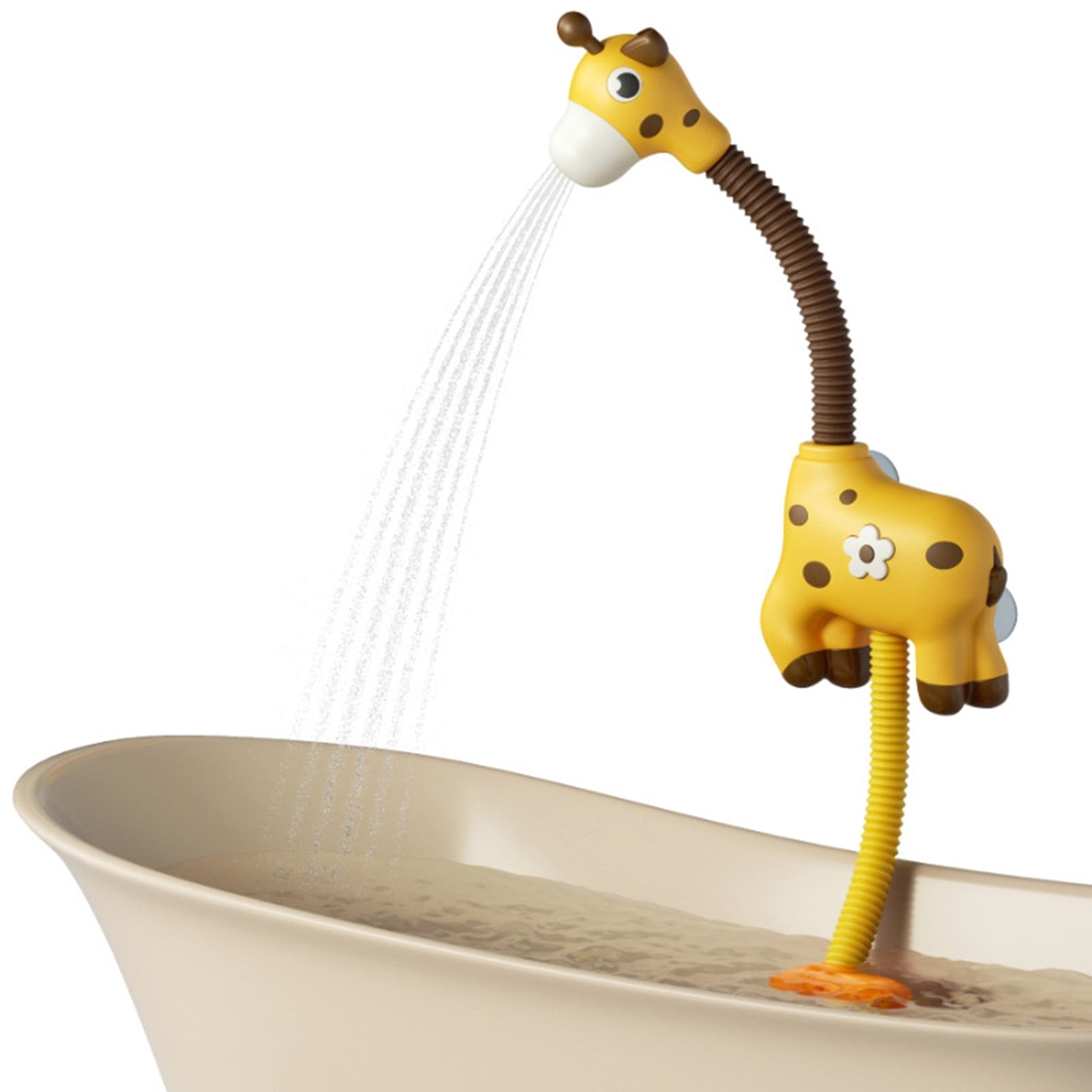 Baby Bath Toys with Shower Head Cute Giraffe Water Spray Shower Summer ...