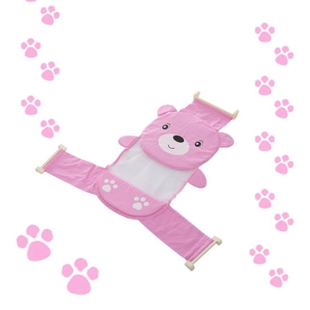 Baby Bathtub Adjustable Seat Support Mesh Sling Non-Slip Bath Tub Hammock for Newborn 0-2 Year