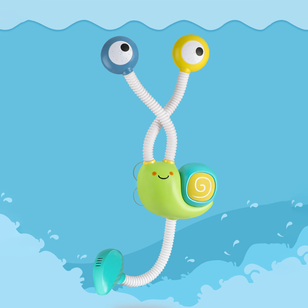Baby Bathtub Toy with Shower Head 360° Adjustable Water Squirt Faucet