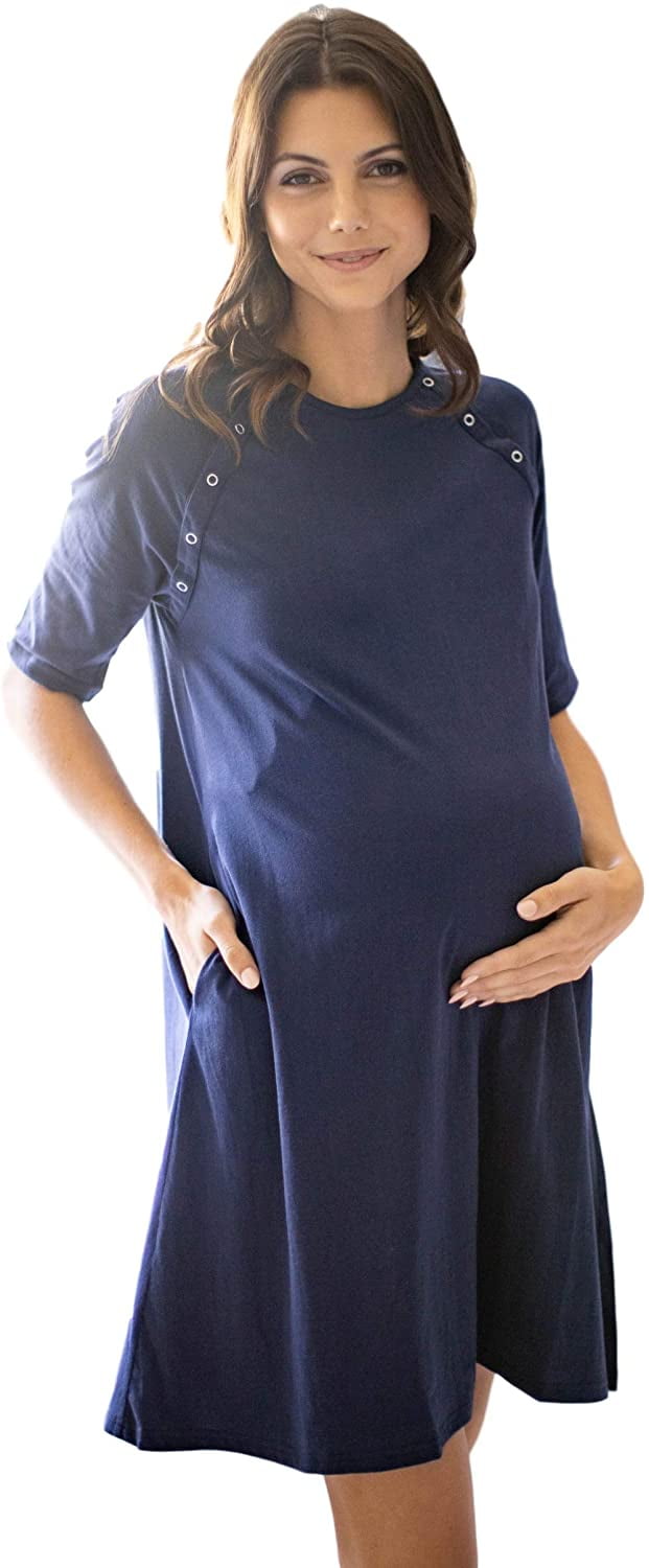 Baby Be Mine Delivery/Labor/Nursing Nightgown Women's Maternity