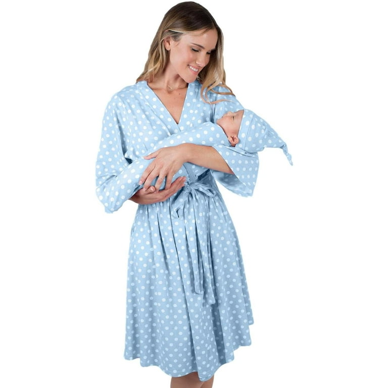 Matching robe and swaddle set walmart hot sale