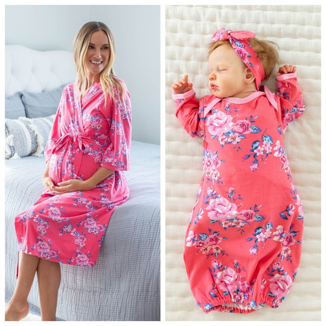Mom Robe And Swaddle Set