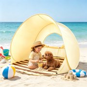 Baby Beach Tent,UPF50+ Portable Infant Sun Shade Shelter,57x57x43IN