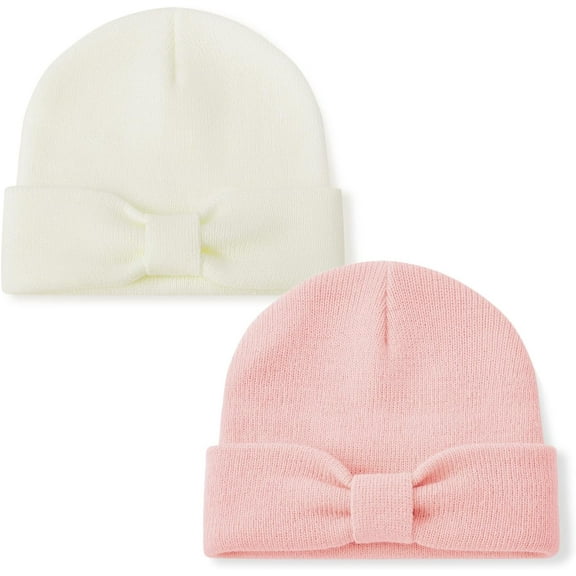 Baby Beanie Bow Hats Infant Toddler Winter Soft Knit Hat,Kids Warm Beanie for Boys Girls Children Caps