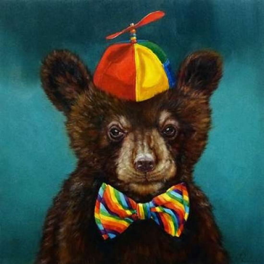 Baby Bear Canvas Art - Lucia Heffernan (24 x 24)
