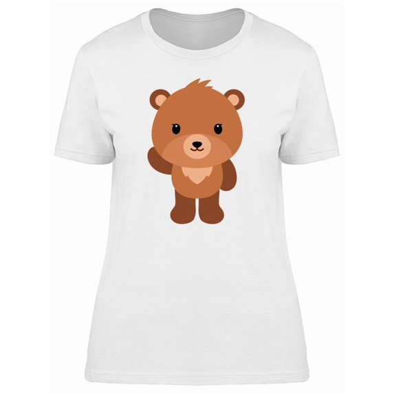 Baby Bear Cute Cartoon Tee Women's -Image by Shutterstock