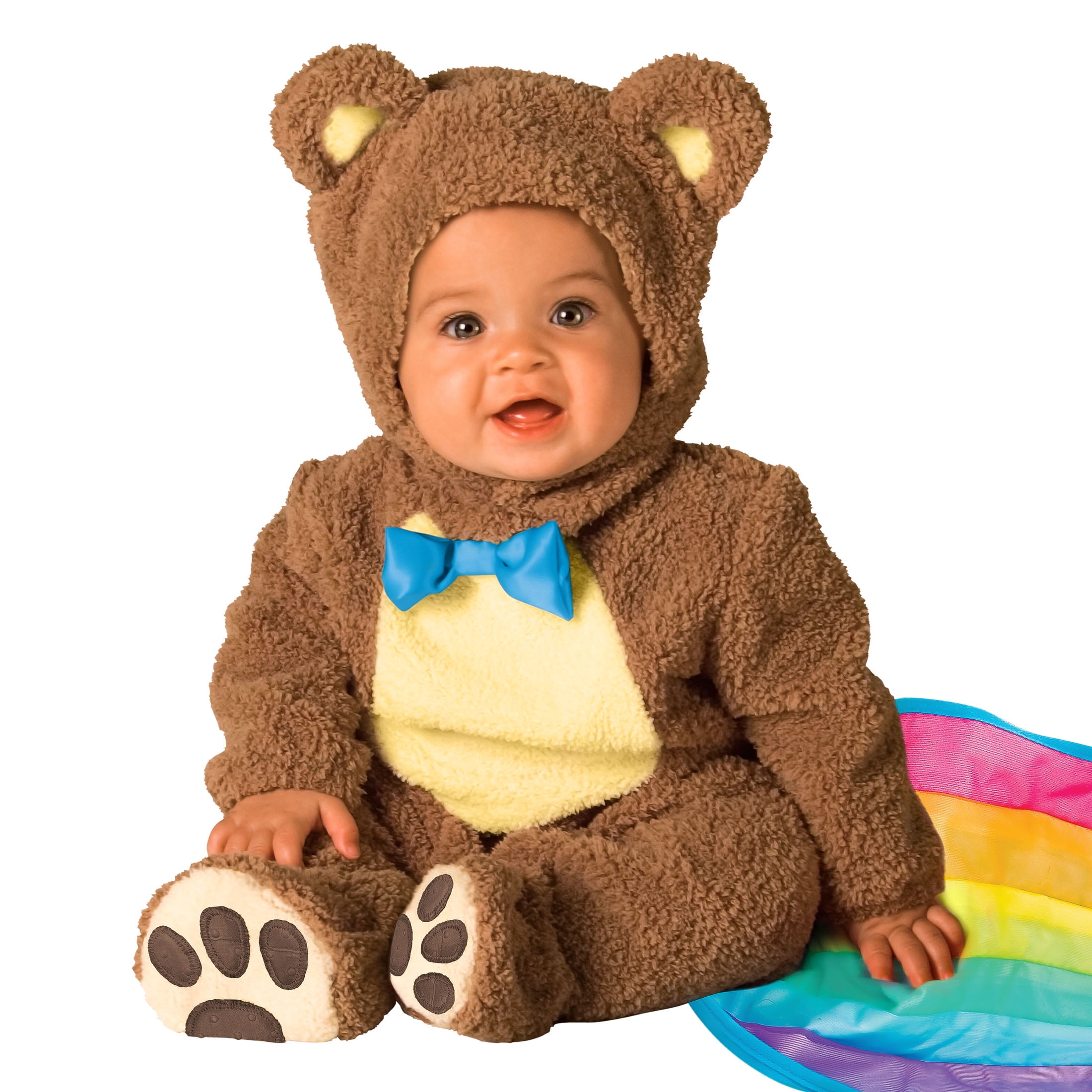 Polar Bear Halloween Costume For Toddlers - Hooded Jumpsuit With Booties, Unisex Baby Bear Costume (12M-4Y)