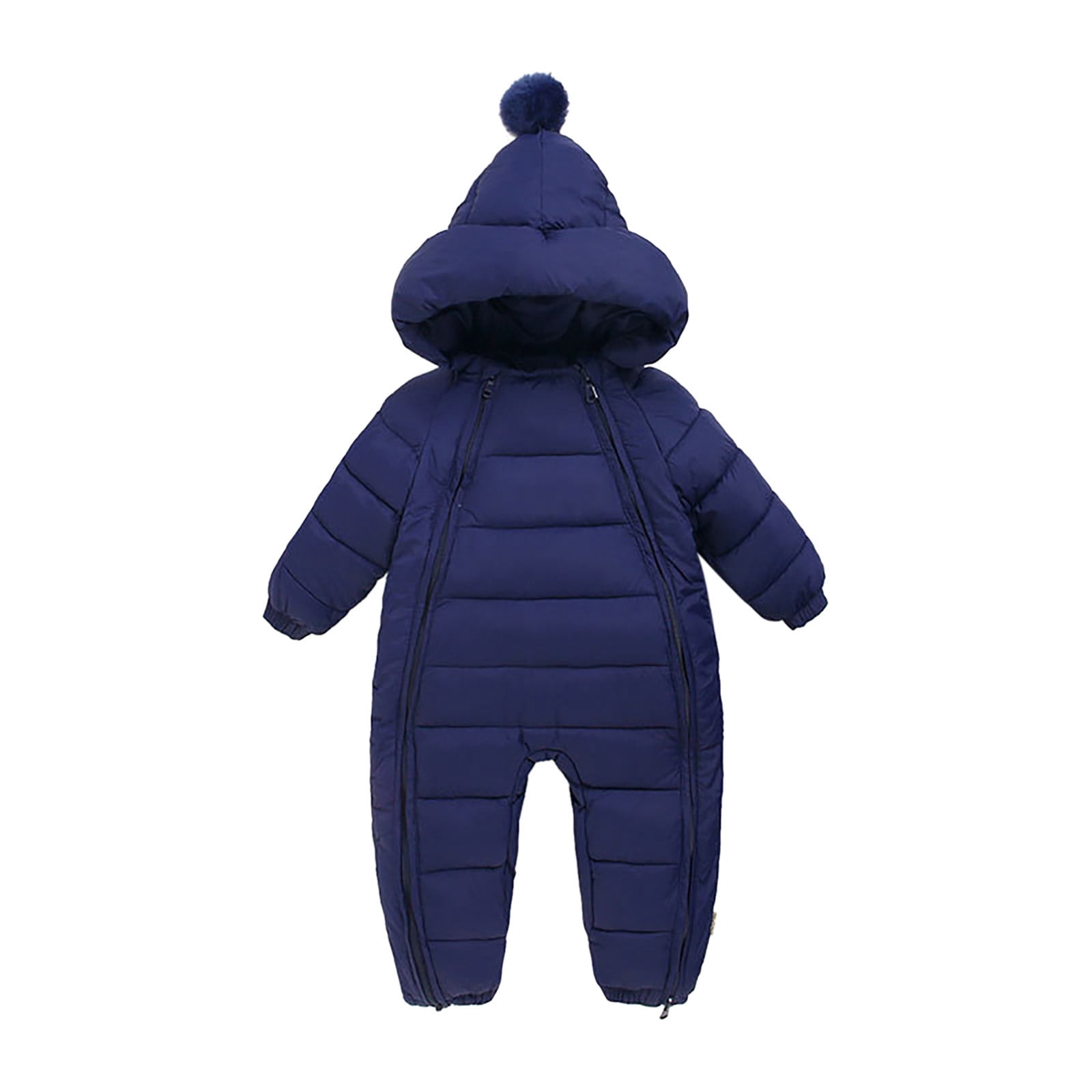 Baby Bear Jumpsuit Babys Girls Boys Knit Sweater Floral Spring Winter Long Sleeve Romper Jumpsuit Hat Clothes Z0F-Navy, 3-6 Months