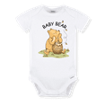 thumbnail image 1 of Baby Bear Pooh Hunny Pot Cute Baby Bodysuit Shirt Premium Custom Clothes Unisex Baby Gift for Mom Newborn 18m White, 1 of 2