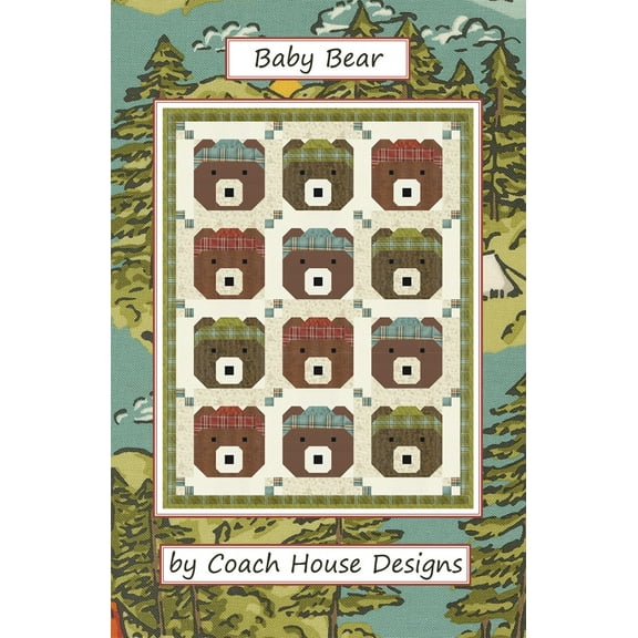 Baby Bear Quilt Pattern by Coach House Designs