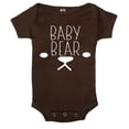 thumbnail image 1 of Baby Bear Romper, Baby one-piece, Baby Bear Bodysuit - Espresso CA165BEAR S1 18-24, 1 of 2