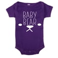 thumbnail image 1 of Baby Bear Romper, Baby one-piece, Baby Bear Bodysuit - Purple Mountain CA165BEAR S1 18-24, 1 of 2