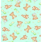 Comfy Flannel Teddy Bear Fabric