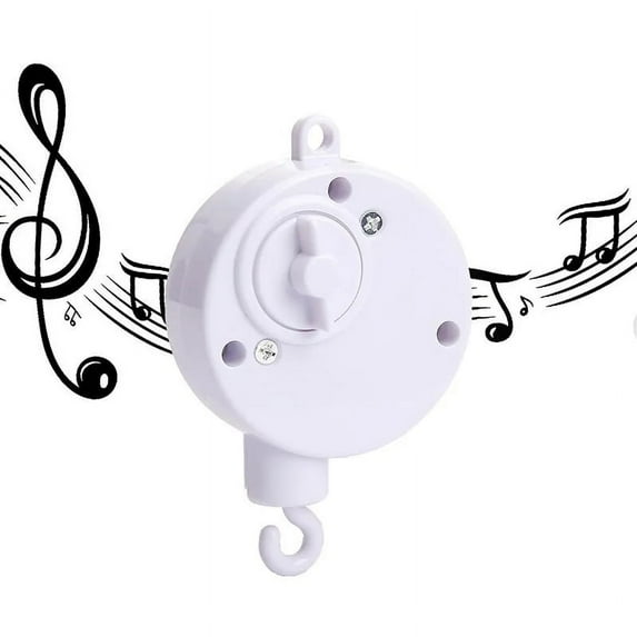 Baby Bed Bell Music Box Hanging Toys Wood Grain 360 ° Rotary Newborn Infant Crib Mobile Musical Box 0 12 Months Baby Rattles Toys
