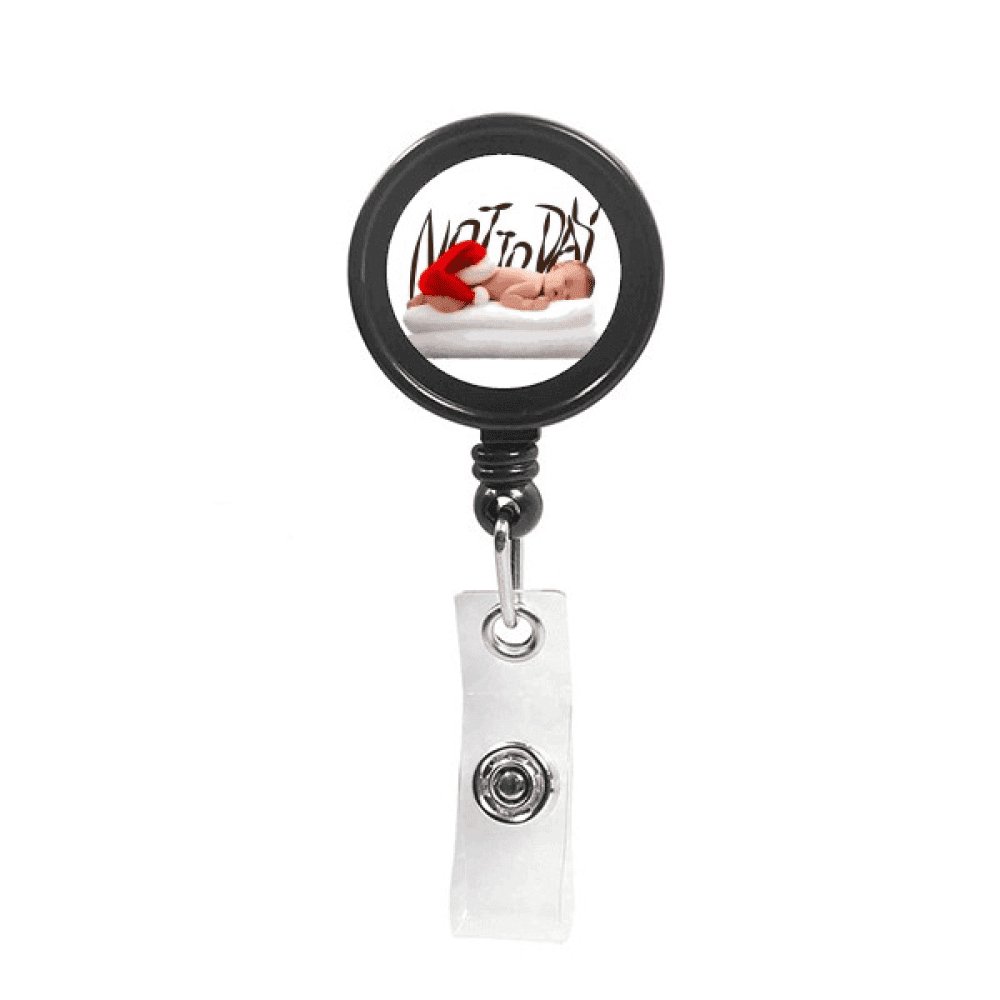 Baby Bed Cap Refused Art Deco  Fashion Retractable Keychain Badge Holder ID Badge