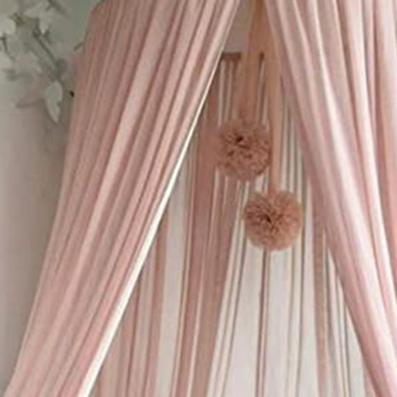 Baby Bed Hanging Flower Crib Accessories Wall Pendant Chiffon Nursery Net Ornament Nursery Decoration