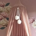 thumbnail image 1 of Baby Bed Hanging Flower Crib Accessories Wall Pendant Chiffon Nursery Net Ornament Nursery Decoration, 1 of 3