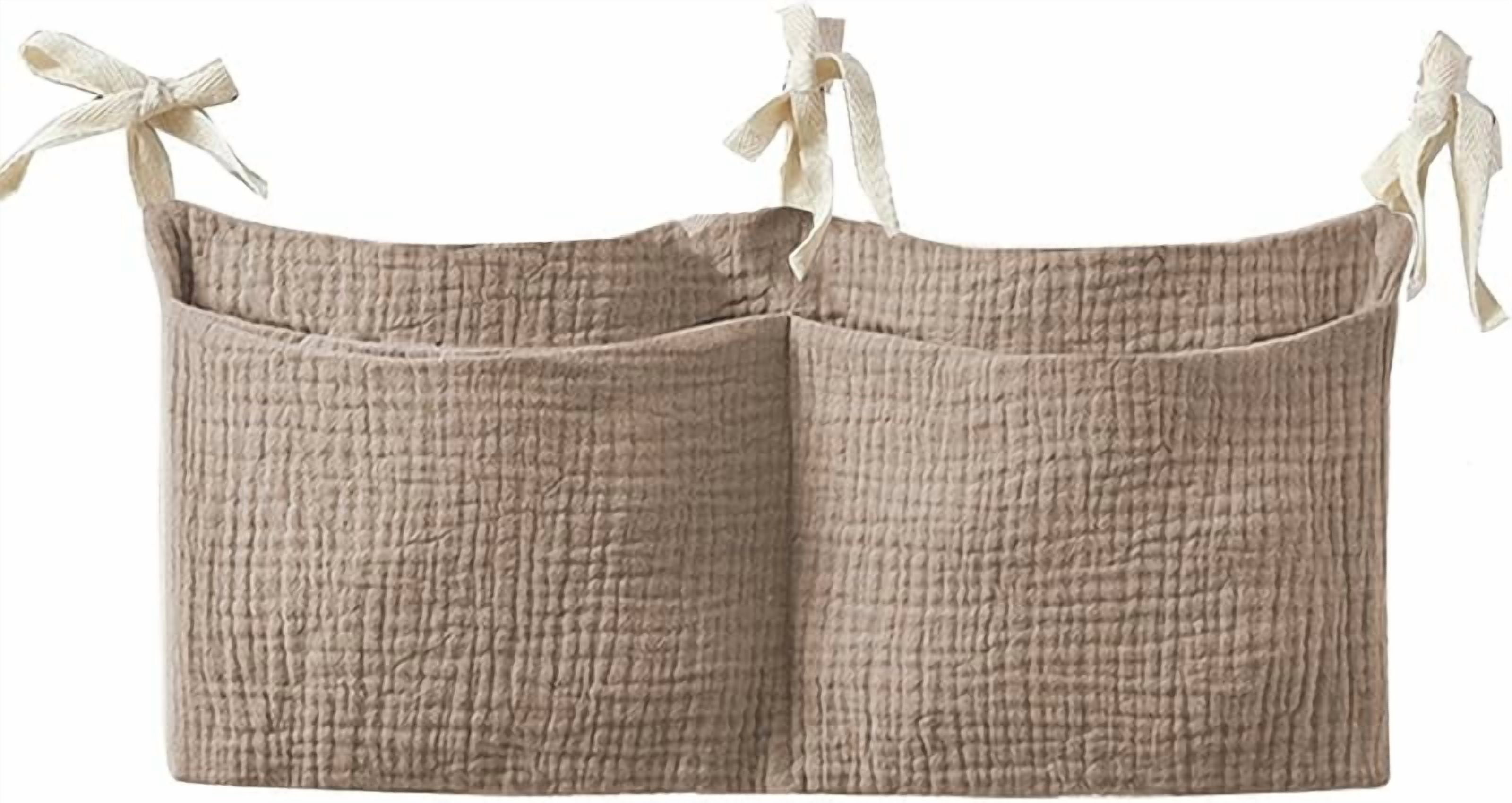 Baby Bedside Hanging Bags Storage Organizer Milk Bottle Toy Crib Baby ...