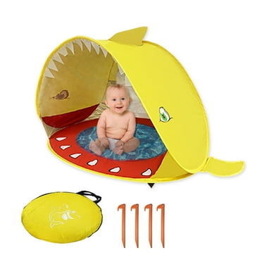 Kahopy Baby Bench Play Tent Portable Pop up Tent in Yard Kids Outdoor Play Tent  Child Beach Sun Shelter Essentials Toddler Camping Beach Tent Shade UV Protection Play Tent for Kids