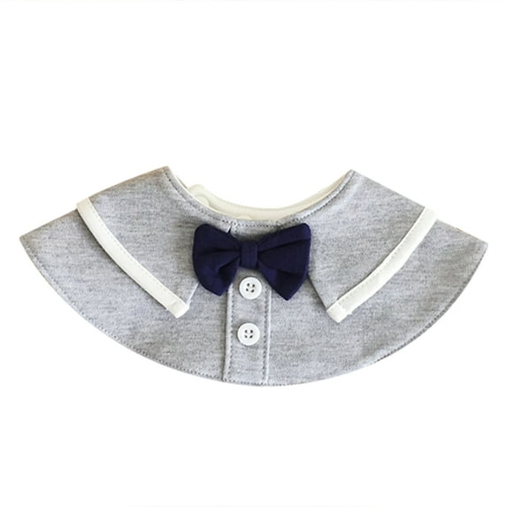 Baby Bib U-shaped Water Absorption Soft Baby Bow Tie Feeding Bib for Toddlers