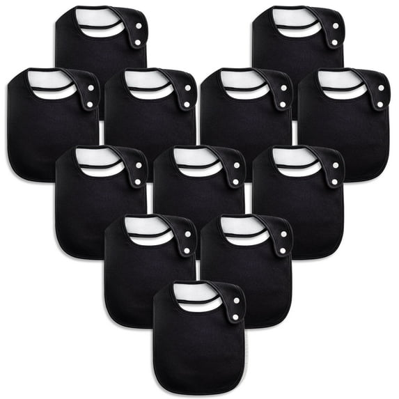 Baby Bibs 12 Pack Soft and Absorbent Cotton Bandana Bibs Set for Boys Girls Newborn Unisex