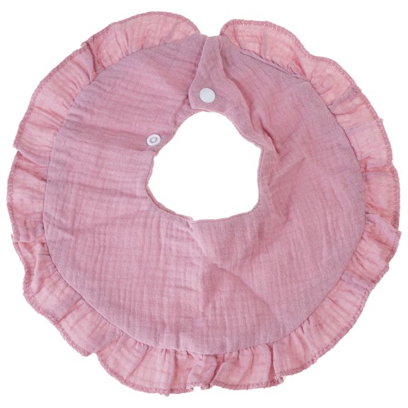 Baby Bibs Bandana Ruffle Edge Drooling Bib Infant 0-18M Teething Bibs High Absorbent Saliva Towel Shower Gift