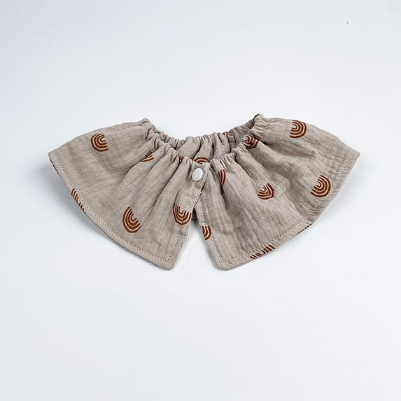 Baby Bibs Muslin Drool Teething Drooling Bibs for Baby Girl Boy Muslin Cotton Khaki 0-2 Years