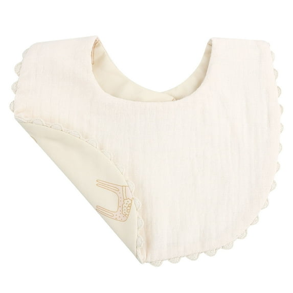 Baby Bibs Unisex Boy Girl Breathable Drooling Bib Double Side Burp Cloth Bibs Infant Teething Bibs Feeding Bandanas