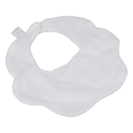 Baby Bibs Unisex Boy Girl Breathable Drooling Bib Petal Burp Cloth Bibs Infant Teething Bibs Round Feeding Bandanas