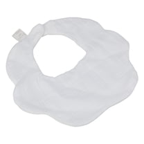 Baby Bibs Unisex Boy Girl Breathable Drooling Bib Petal Burp Cloth Bibs Infant Teething Bibs Round Feeding Bandanas